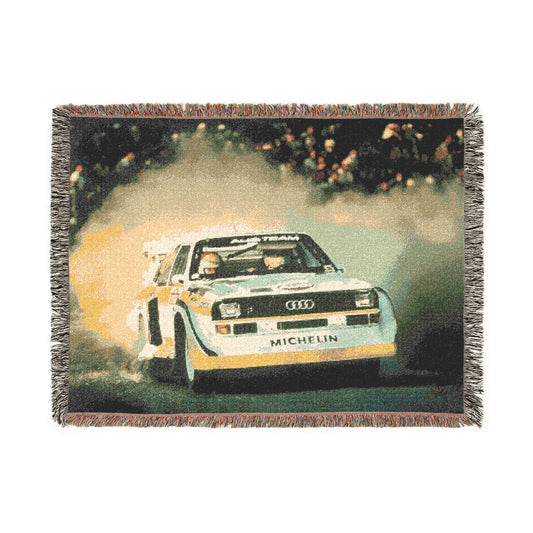 Retro Audi Rally Blanket